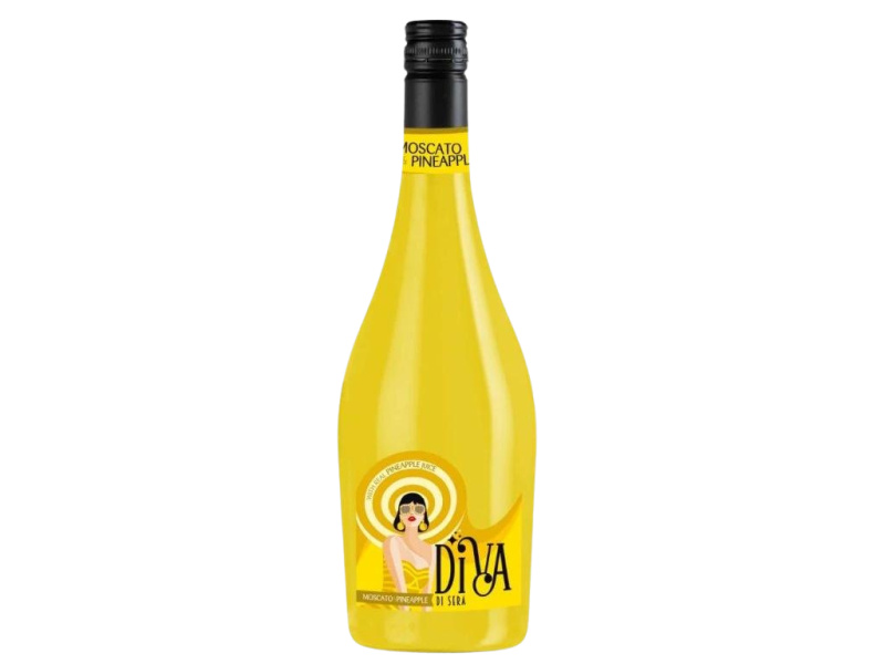 Frizzantino Diva Di Sera Moscato & Ananas frizzante Cocktail 6% 0,75l