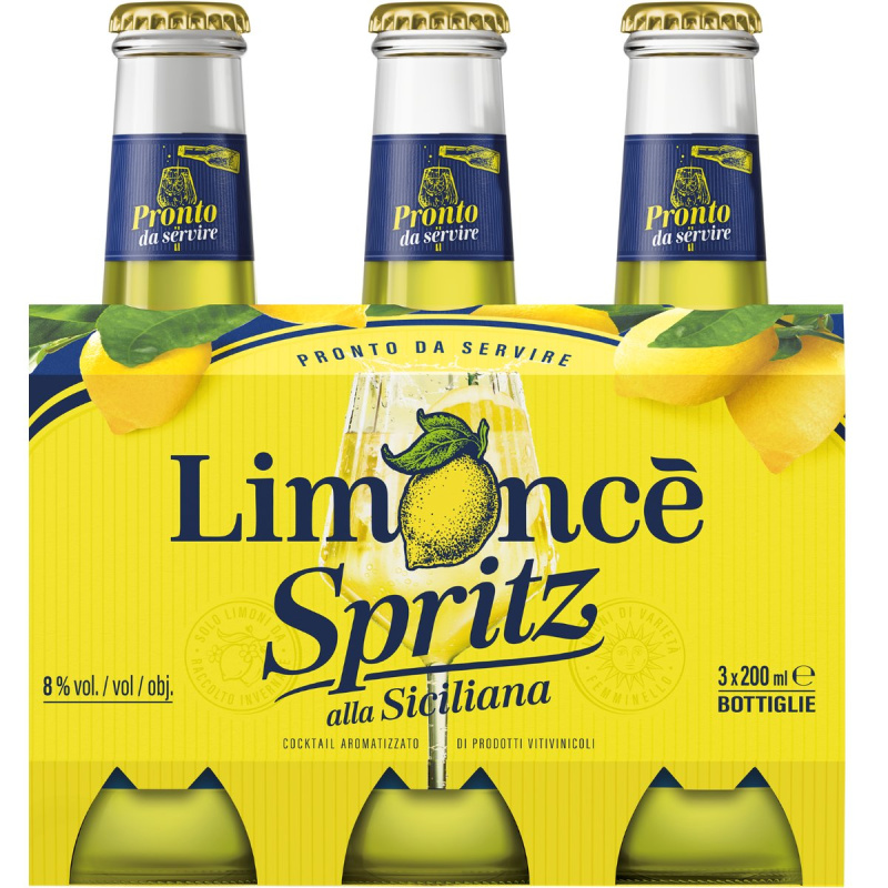 Limoncé Spritz 3×200 ml 8 % obj