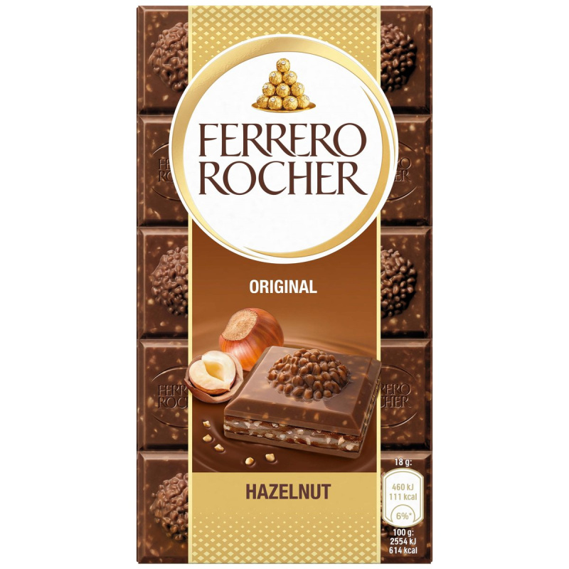 Ferrero Rocher Tabulková mléčná čokoláda