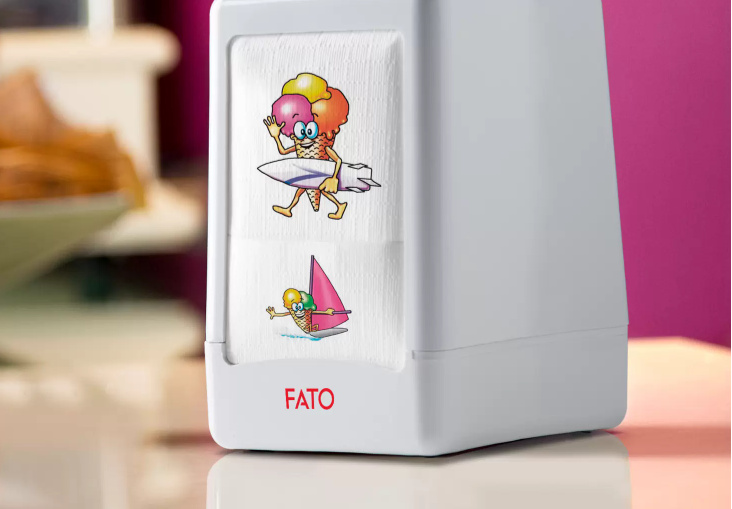 FATO ubrousky ICE CREAM 17x17 cm