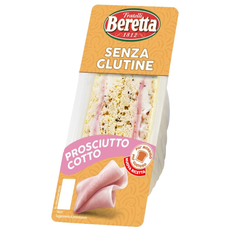 Fratelli Beretta Sendvič se šunkou a majonézou bez lepku
