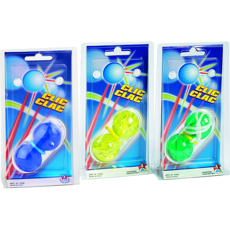 Kuličky na šňůrce klik klak – rytmická hračka