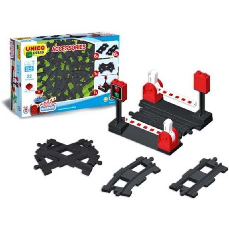Unico 8539 koleje, křižovatka a železniční přejezd, 22 dílů