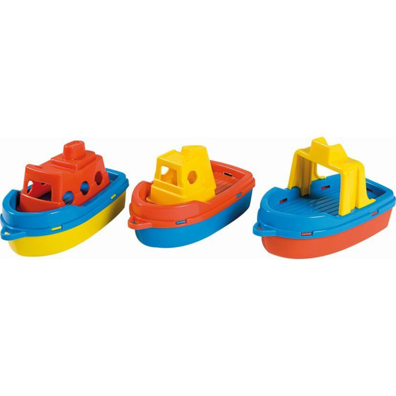 Androni 3 loďky v síťce - délka 15 cm