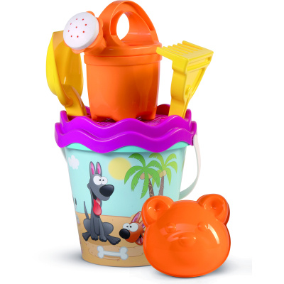 Androni Sada na písek hravý pejsek s konvičkou - střední