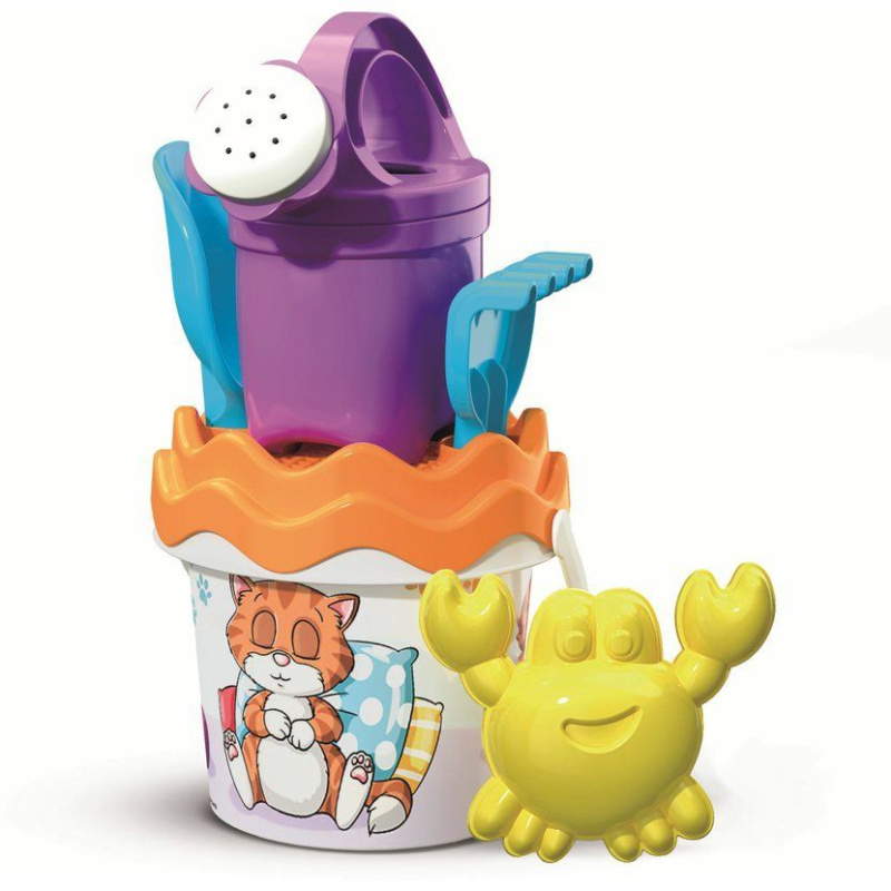 Sada na písek Hravá kočička s konvičkou