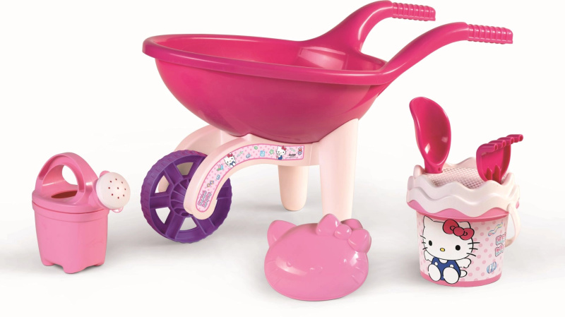 Kolečko Hello Kitty s velkou sadou na písek