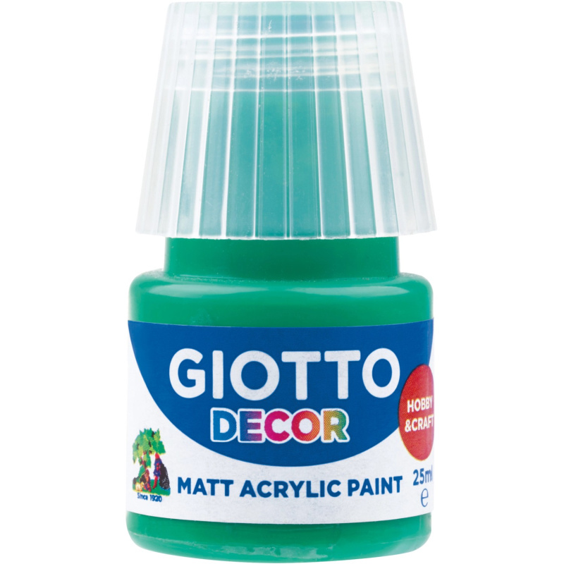 Akrylová barva Giotto Decor matt 25 ml - smaragdově zelená