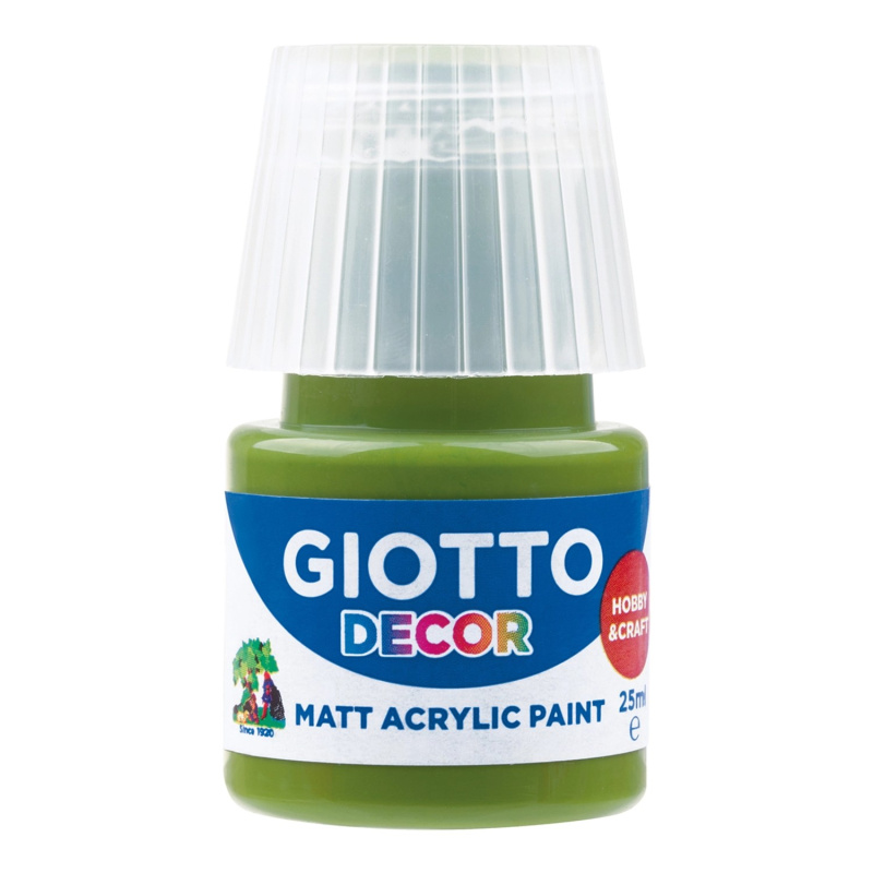 Akrylová barva Giotto Decor matt 25 ml - olivová