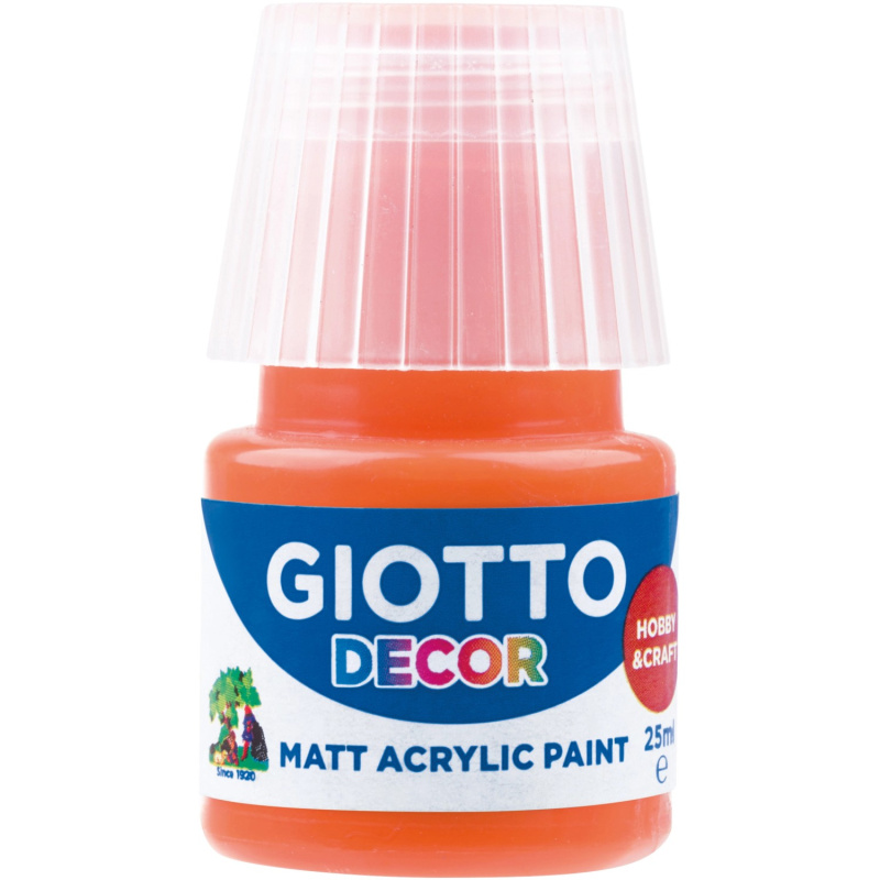 Akrylová barva Giotto Decor matt 25 ml - oranžová