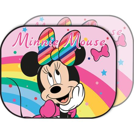 Disney Sluneční clona Minnie Mouse baby stínítko set 2ks na sklo do auta