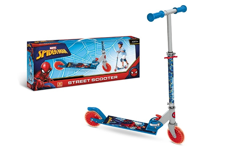 Skládací alu koloběžka Spiderman