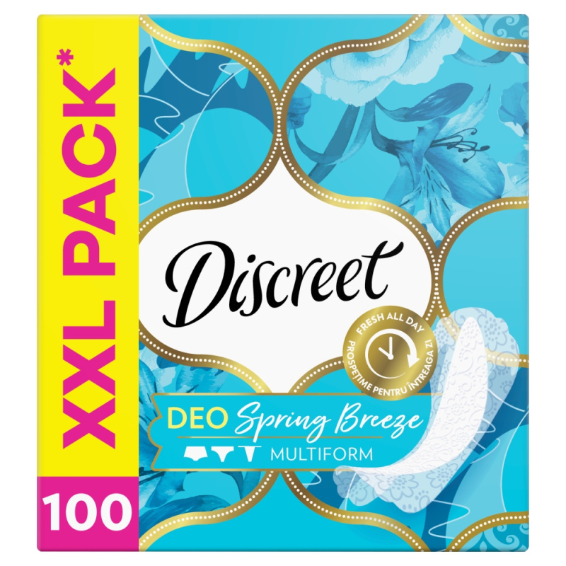 Discreet Multiform Spring Breeze slipové vložky 100 ks