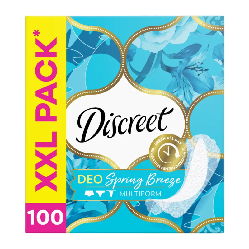 Discreet Multiform Spring Breeze slipové vložky 100 ks