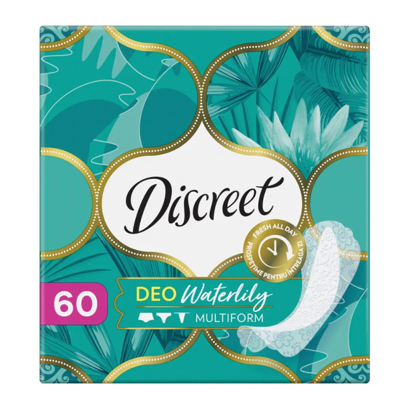 DISCREET Multiform Waterlily Prodyšné Intimky 60 ks