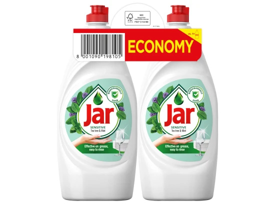 JAR Sensitive Tea Tree & Mint 2 x 900 ml