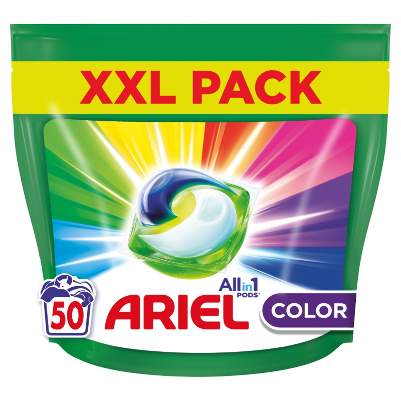Ariel All in 1 Color - prací kapsle - 50 kapslí