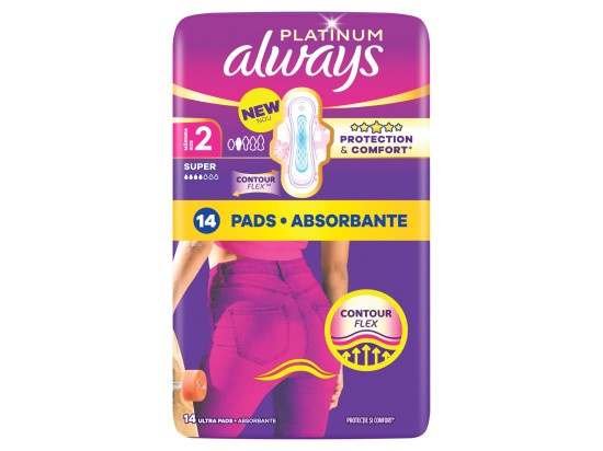 Always Platinum Super Size 2 vložky 14 ks