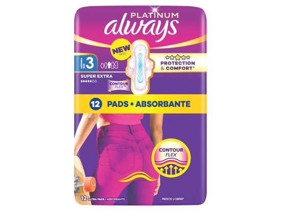 Always Platinum Night Size 3 vložky na noc 12 ks