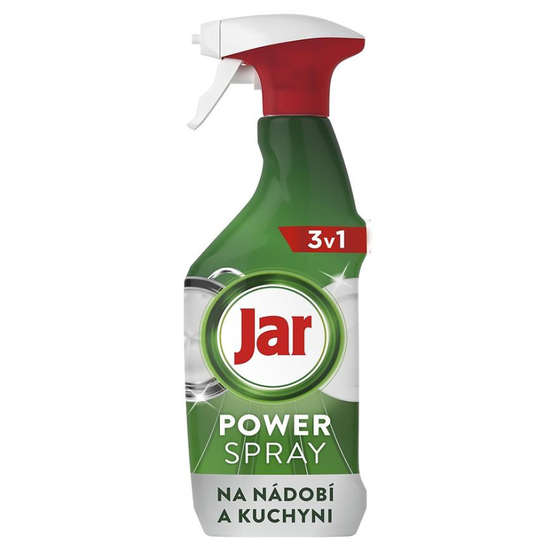 Jar Power Spray 3v1 - odmašťovač nádobí - citron, 500 ml