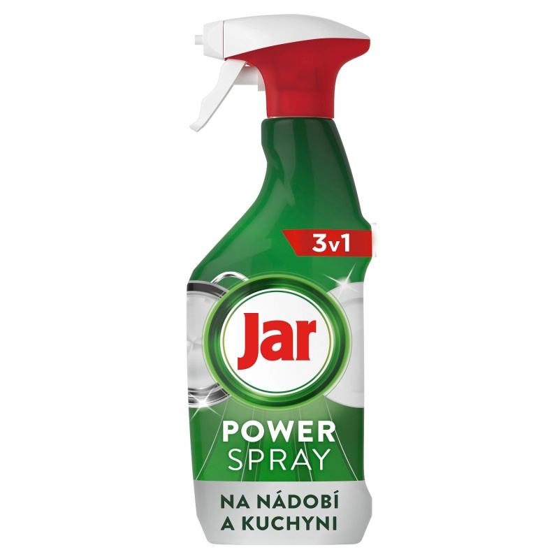 Jar Power Spray 3v1 - odmašťovač nádobí - citron, 500 ml