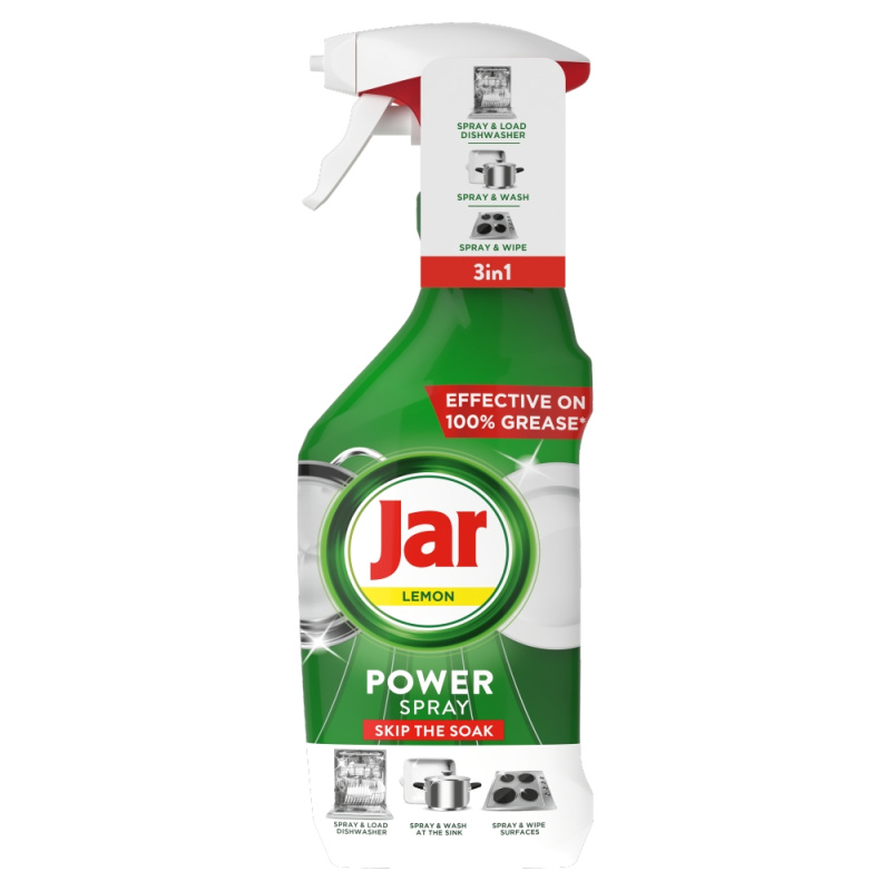 Jar Power Spray 3v1 - odmašťovač nádobí - citron, 500 ml