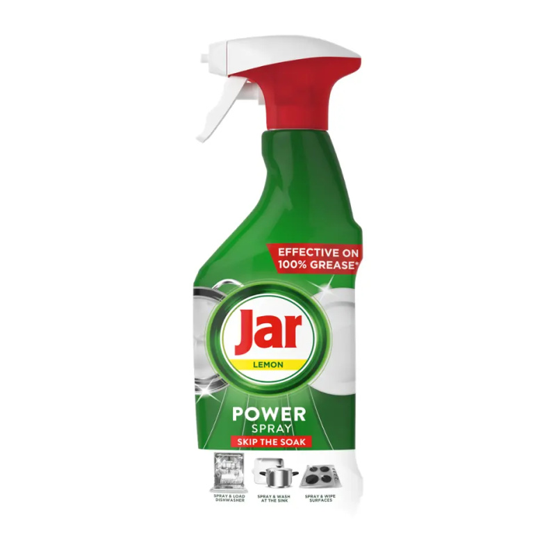 Jar Power Spray 3v1 - odmašťovač nádobí - citron, 500 ml