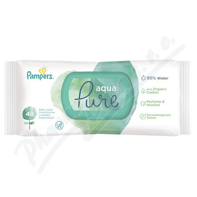 Pampers vlhčené ubrousky Aqua Pure 48ks