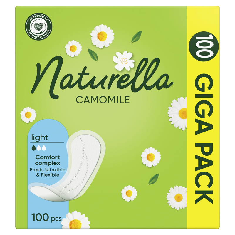 Naturella Light Camomile slipové vložky 100 ks