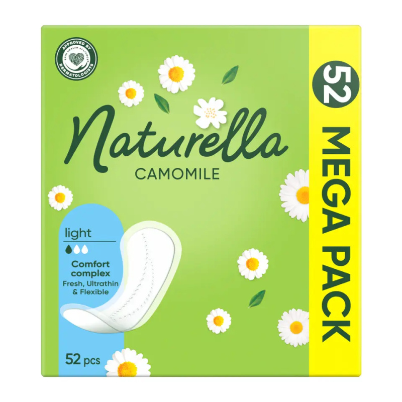 NATURELLA Camomile Intimní vložky Light 52 kusů