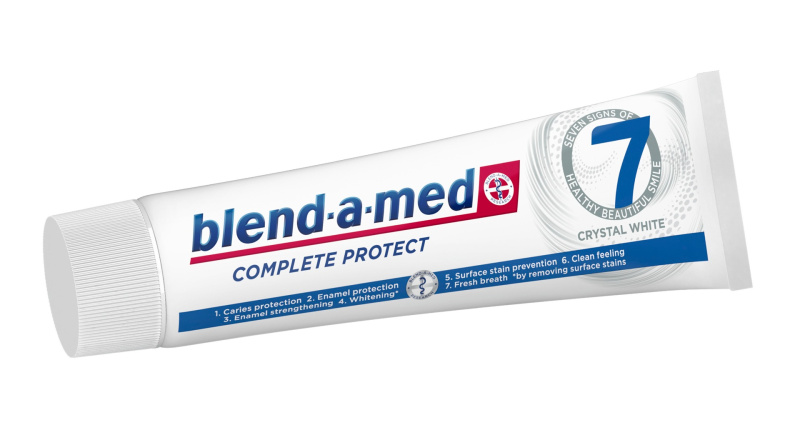 Blend-a-med Protect 7 Crystal White zubní pasta pro kompletní ochranu zubů 100 ml