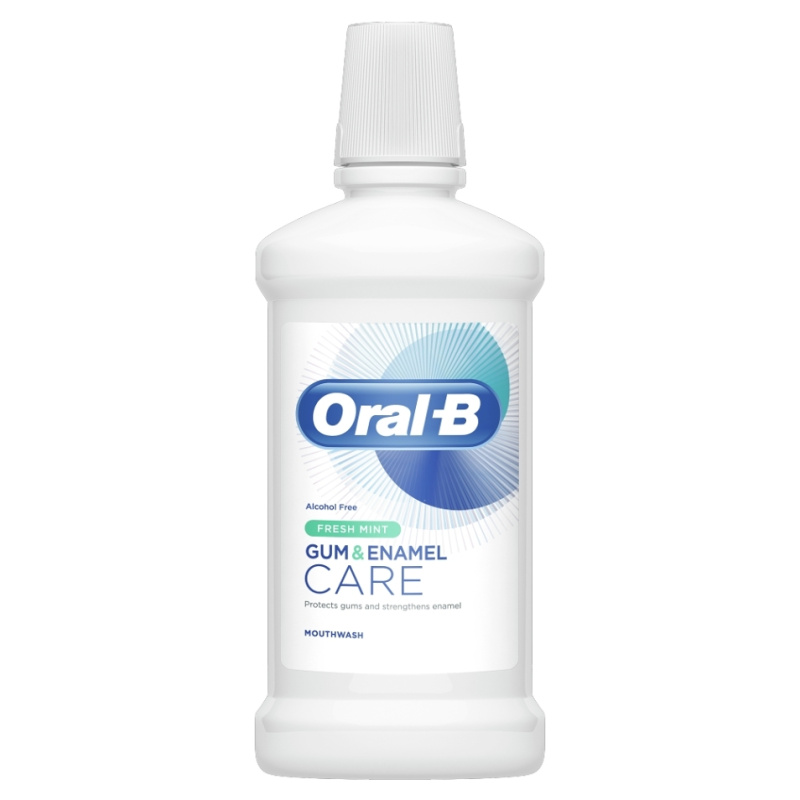 Oral B Gum&Enamel Care ústní voda pro zdravé zuby a dásně 500 ml