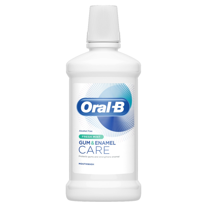 Oral B Gum&Enamel Care ústní voda pro zdravé zuby a dásně 500 ml