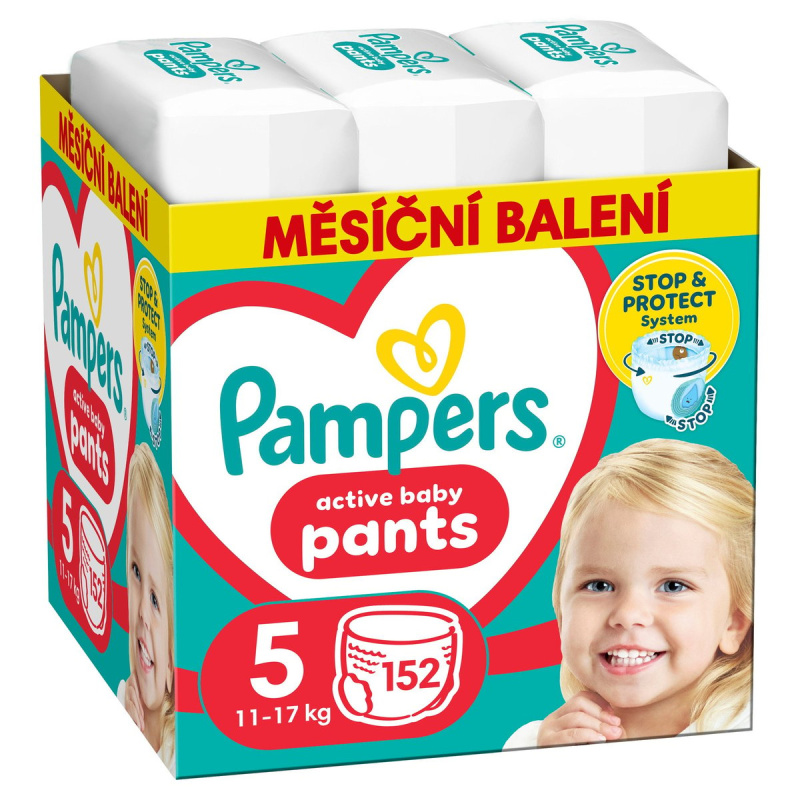 Pampers Pants plenkové kalhotky 5 (11–17 kg)