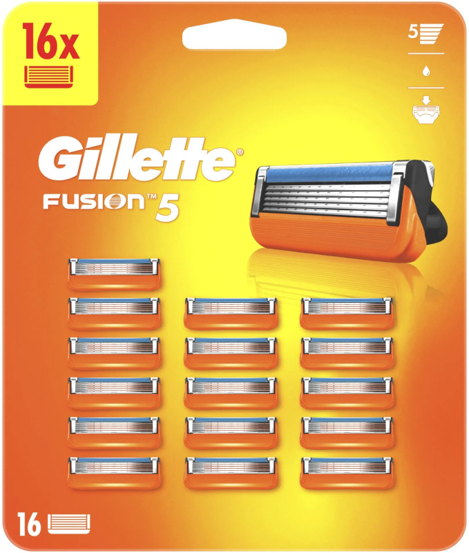 Gillette Fusion5 náhradní břity 16 ks