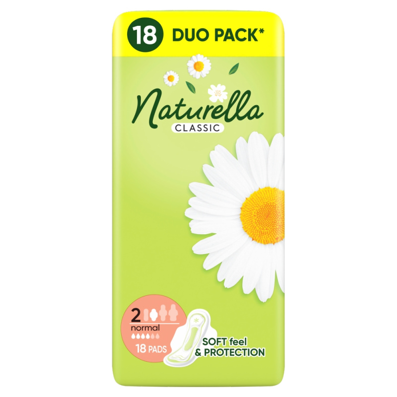Naturella hygienické vložky Classic Normal, 18 ks