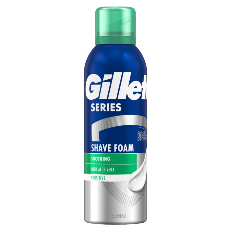 GILLETTE Series Sensitive Pěna na holení 200 ml