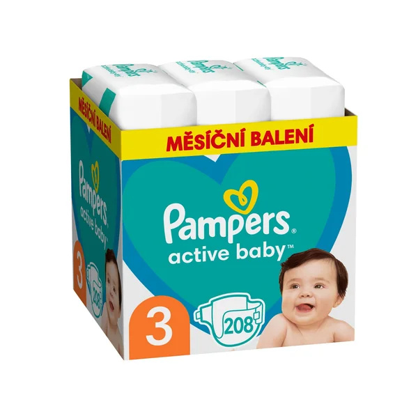 Pampers Active baby jednorázové plenky 3 (6–10 kg)