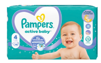 Pampers Active VPM S4 (46ks/kra)9-14kg
