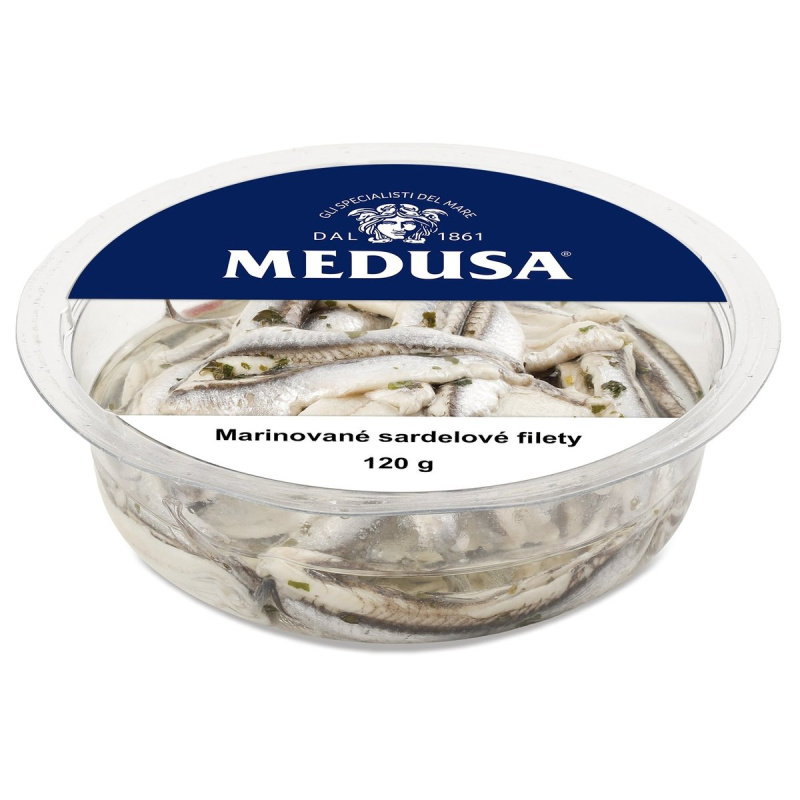 Medusa Marinované sardelové filety