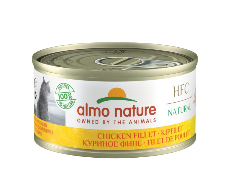 Almo Nature cat konz. Natural-kuře filet 70g