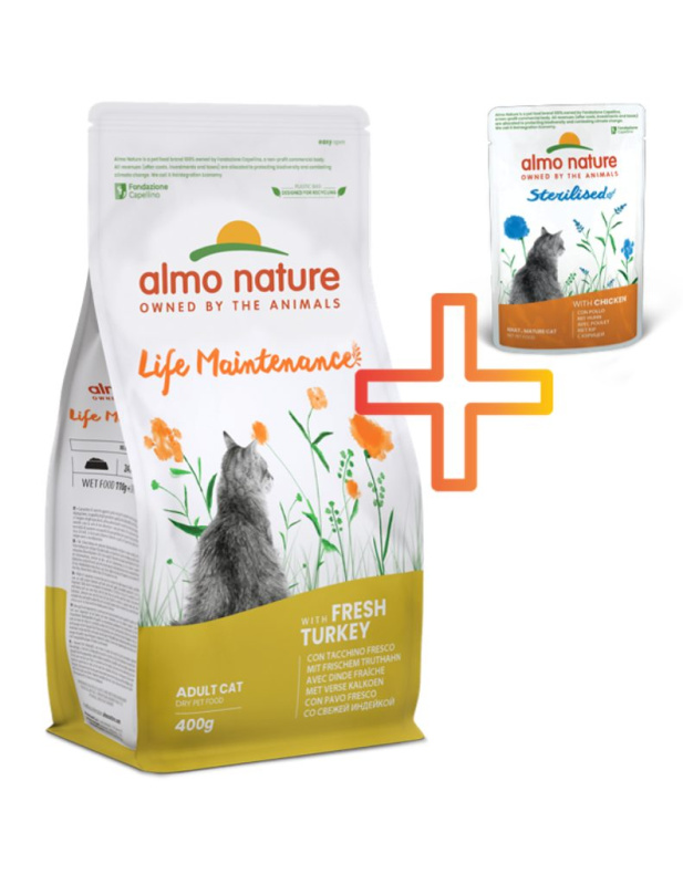 Almo Nature cat Maintenance krůta 400g