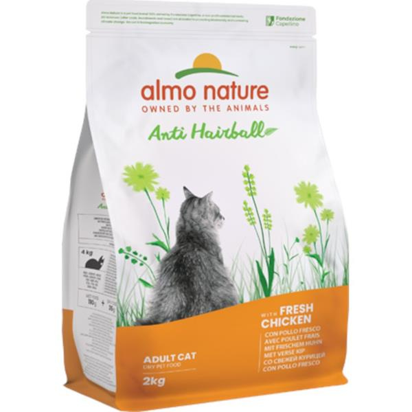 Almo Nature cat Anti-Hairball kuře 2kg