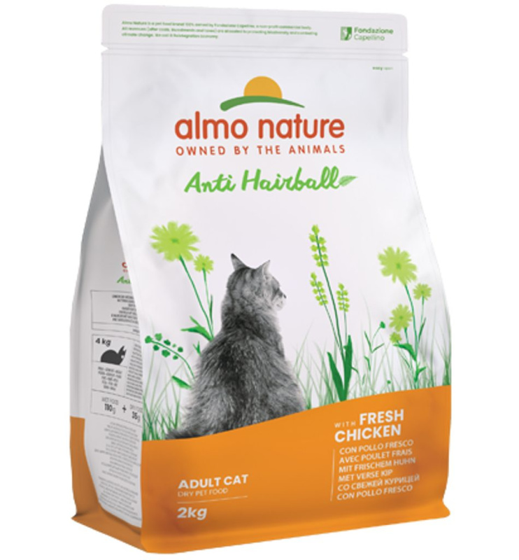 Almo Nature cat Anti-Hairball kuře 2kg