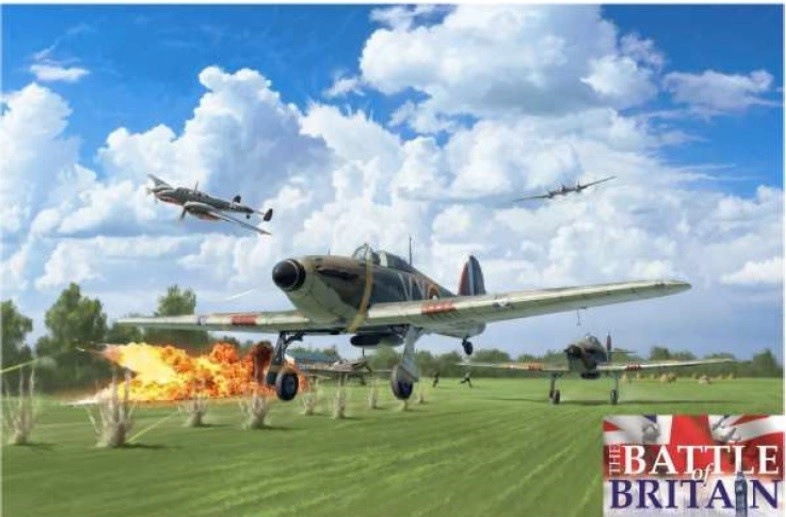 Italeri Model Kit letadlo 2802 Hurricane MK. I 1:48