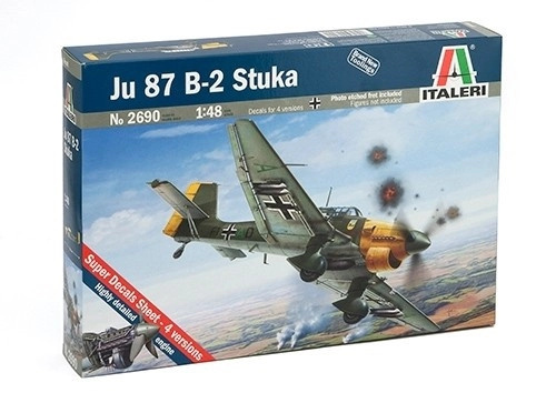 Italeri Model Kit letadlo 2807 Ju-87B Stuka Battle of Britain 80th Anniversary 1:48