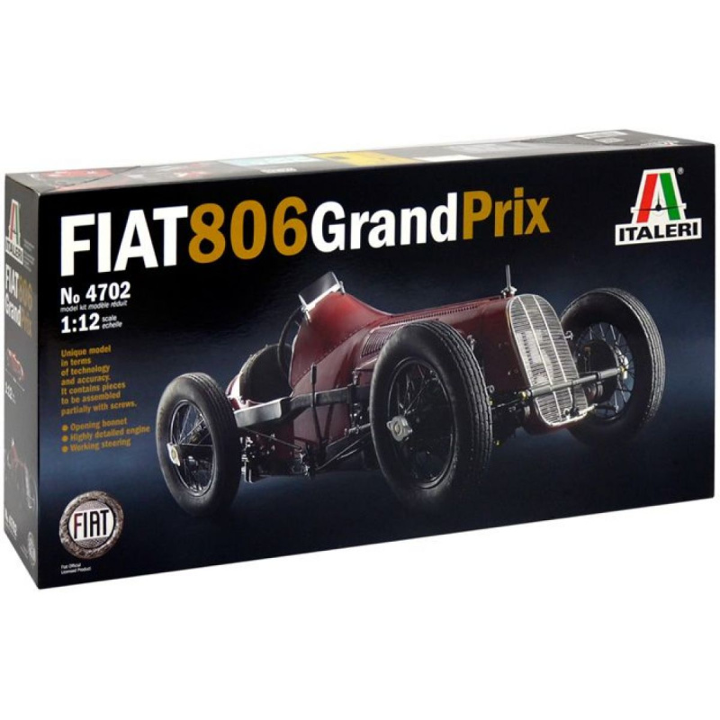 Italeri Model Kit auto 4702 Fiat 806 Grand Prix 1:12