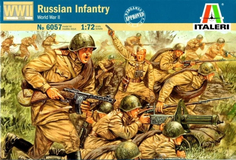Corfix RUSSIAN Model Kit 6057 WWII INFANTRY 1:72