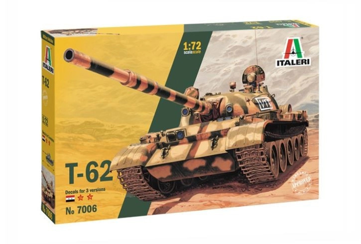 Italeri Model Kit military 7006 T-62 1:72