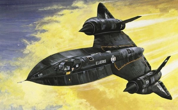 Italeri Model Kit Lockheed SR bird s dronem 0145 71 černá 1:72